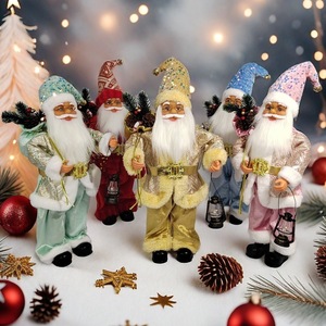 Nouvelle figurine de Père Noël debout, adorable décoration de Noël pour fenêtre, cadeau de fêtes - Product Image 1