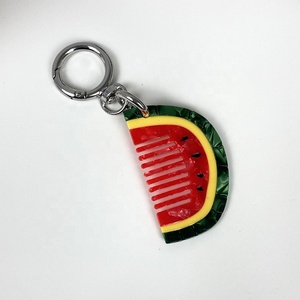 Llavero Colgante de Acetato con Logotipo Personalizado, Diseño de Perrito, Fruta o Gato, Peine Creativo y Bonito para el Cabello, Accesorio para el Maquillaje y para Peinar las Flequillas - Product Image 2