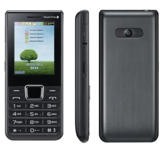 Quad SIM mobile phone for LG A395 With Arabic Key Button phone