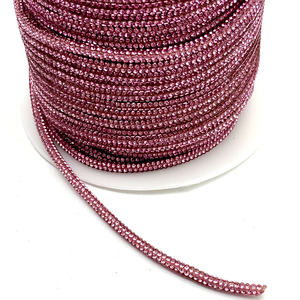 Lacets de chaussures Bling Bling 3,5 mm-3,8 mm, lacets décoratifs en cristal, lacets en <span class=keywords><strong>strass</strong></span>, accessoires de chaussures en verre pour bricolage - Product Image 3