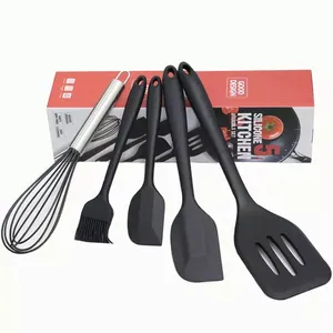 Juego de Utensilios de Silicona de Grado Alimenticio Aprobado por la FDA, 3 Piezas, Seguro e Inodoro, Utensilios de Cocina Modernos para una Alimentación Familiar Saludable - Product Image 5
