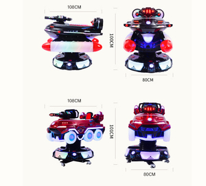 Trung tâm mua sắm sân chơi trong nhà đồng tiền hoạt động Kiddie đi xe 360 độ xoay và nâng trẻ em cưỡi Máy Trò chơi đu - Product Image 6