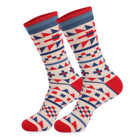 Chaussettes de bureau en coton à rayures colorées et à motifs pour hommes, grande taille, robes formelles pour le bureau