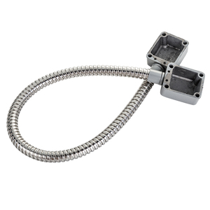 Junta cuadrada de aleación de aluminio personalizada <span class=keywords><strong>Cable</strong></span> de 40cm protege el bucle de puerta blindado resistente a los rayos UV bucle de <span class=keywords><strong>Cable</strong></span> de bloqueo de puerta - Product Image 3