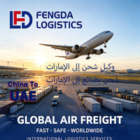 Agent de dédouanement pour le transport aérien DDP, service logistique CIF vers l'aéroport international de Dubaï aux Émirats arabes unis