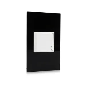 Hot Sales Customized Color Acrylic Cover Plate Electric Power 1 Gang 1 Way 2 Way Light Wall Switches