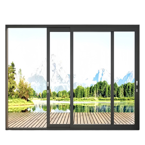 <span class=keywords><strong>Puerta</strong></span> Corredera de Vidrio Doble con Doble Riel de Aleación de Aluminio para <span class=keywords><strong>Terraza</strong></span> Exterior a <span class=keywords><strong>Precio</strong></span> Económico - Product Image 1