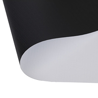 Vente d'usine pas cher 0.30MM 0.33MM tricot chaîne PVC blanc mat écran de Projection tissu pour écrans de projecteur