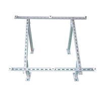 Supports de fixation pour profilés en acier au carbone Al6005 T5 et acier inoxydable, technologie avancée, réglables pour panneaux photovoltaïques