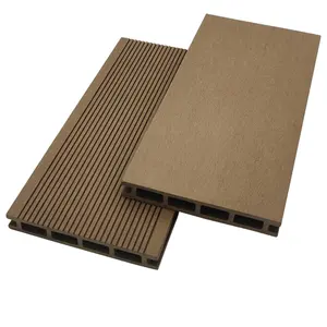 Cubierta compuesta de plástico y madera para piscina, cubierta Anti-UV de la mejor calidad, 145x21mm