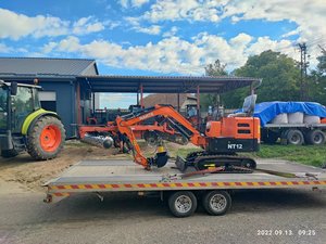 Mini-excavatrice sur chenilles Nante, vente directe usine, 3 tonnes, 2 tonnes, 1,2 tonnes, moteur Kubota EURO V CE EPA, petite pelle avec godet à pince - Product Image 4