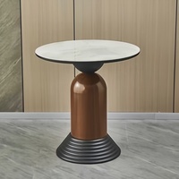 Table d'appoint de salon de haute qualité, décoration de maison de luxe, design contemporain, table d'appoint nordique solide