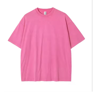 T-shirt personnalisé pour homme à col en V, manches courtes, tricoté en polyester/coton - Style streetwear, haute qualité, style rétro - Product Image 2