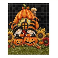 Kit de Peinture Diamant Perle pour Décoration Murale DIY de Table et de Chambre à Thème Halloween Citrouille - Fournisseur en Gros pour Dropshipping
