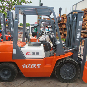 Chariot élévateur diesel manuel 3 tonnes Heli FD30 FD35, mini transpalette avec siège conducteur, moteur AC, longueur fourche 1070 mm, largeur fourche 150 mm, tout-terrain - Product Image 1