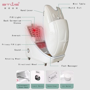 Cápsula de Vapor Infrarroja, Domo de Sauna de Spa con Terapia de Ozono para Pérdida de Peso, Cápsula de Spa con Calefacción para Salón de Belleza - Product Image 4