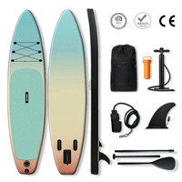Planche de surf de bonne qualité, planche à pagaie gonflable, planche de surf avec palmes