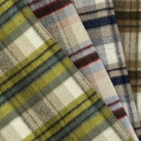 Tissu en tweed mélangé de laine teint en fil à carreaux, en stock auprès des fabricants chinois, pour manteaux, vestes et jupes