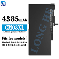 Grosir baterai Laptop isi ulang CM03XL OEM untuk HP EliteBook 840 845 850 740 745 750 G1 G2 Series 717376-001