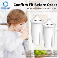 Filtre à eau de rechange pour pichets et distributeurs d'eau Brita, compatible avec Classic OB03 Mavea 107007