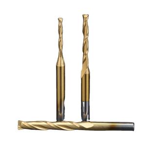 HUHAO due flauti fresa a spirale carburo in acciaio al tungsteno punta per trapano per legno router fresa 3594 - Product Image 1