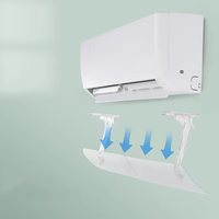 Déflecteur de débit d'air ca transparent déflecteur de climatisation AC de type split réglable