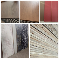 Contreplaqué mélaminé multicouche, contreplaqué commercial de qualité pour meubles, panneau décoratif pour armoire, placard