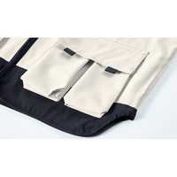 Veste sans manches à fermeture éclair pour photographe de pêche, doublure en maille respirante, veste utilitaire OEM à impression personnalisée pour hommes