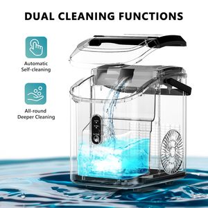 Euhomey Nugget <b>Ice</b> <b>Maker</b> 34lbs Daily Auto Cleaning Portable Countertop Machine Electric Countertop <b>Ice</b> <b>Maker</b> Euhomy Countertop N - Product Image 5