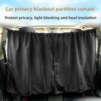 2 pièces/ensemble véhicule utilitaire climatisation Taxi voiture isolation cloison Protection pare-soleil confidentialité rideau cantonnières