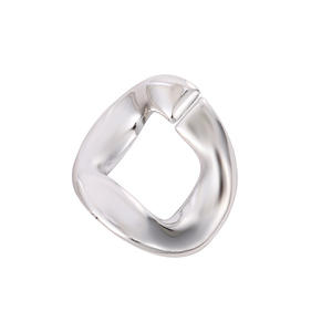 Cadena de plástico dorado galvanizado, hebilla abierta, tamaño grande, 40*48mm, bolso de mujer, correa de hombro, correas de bolso, accesorios de Adorno - Product Image 6