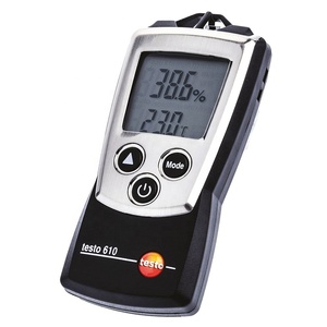 เทอร์โมไฮโกรมิเตอร์แบบพกพา ยี่ห้อใหม่ Testo 610 0560 0610 เครื่องวัดความชื้นในอากาศขนาดพกพา - Product Image 1