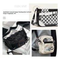 Boucle en D en nylon coloré multi-tailles pour sacs