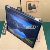 Layar sentuh ultra-tipis untuk le-novo X380 yoga i5 I7 8gen 256G SSD X360 komputer kantor laptop bisnis portabel ringan