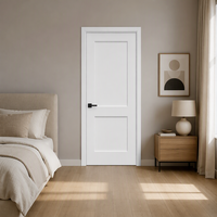 Portes intérieures en MDF mouluré apprêté blanc pour chambre, appartement, école, hôtel, bureau – Design artisanal – Approvisionnement direct usine – Livraison rapide