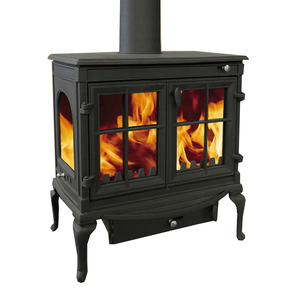 Chimenea de Leña de Tres Lados con Llama Realista, Diseño Contemporáneo y Lujoso para Interiores, Ideal para Zonas Rurales y Villas - Product Image 1