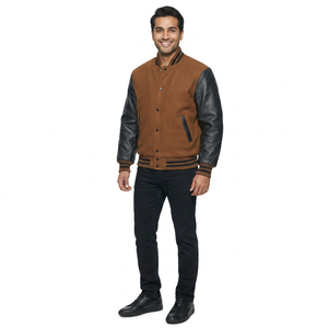 OEM Supplier's Best Selling Men's Casual Style College Varsity <b>Jacket</b> High Quality Sports CollegeBaseballjacket for men - Product Image 1