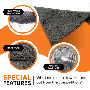 Serviette de nettoyage pour voiture <span class=keywords><strong>en</strong></span> microfibre résistante aux produits chimiques, décapant pour fer, nettoyant pour <span class=keywords><strong>goudron</strong></span>, utilisation sûre, séchage <span class=keywords><strong>en</strong></span> microfibre, lavage - Product Image 3