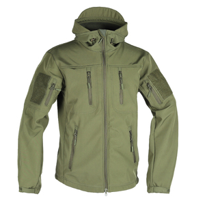 SIVI Men's Outdoor Hoodie <strong>Tactical</strong> Uniform Waterproof <strong>Soft</strong> <strong>Shell</strong> Hunting <strong>Tactical</strong> <strong>Jacket</strong> <strong>Tactical</strong> Coat - Product Image 5
