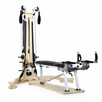 Machine de réformateur de Pilates doux Zen professionnel tour de poulie en bois d'érable massif corps d'équipement gyroscopique Gyrotonc souple pour Yoga à usage domestique