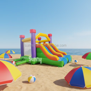 Castillo Inflable Comercial Ninja Warrior con Tobogán y Piscina de Pelotas, <span class=keywords><strong>Casa</strong></span> de Brinco para Niños, Interior y Exterior - Product Image 6