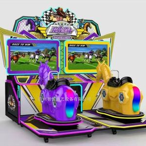 Machine de jeu vidéo de simulation de course et d'équitation pour adultes, grande taille, 3 joueurs, équipement de jeu vidéo - Product Image 4