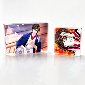 Bloc de presse-papiers en acrylique transparent, illustration de paysage anime personnalisée, cadeau artistique personnalisé pour les amateurs d'art et les <span class=keywords><strong>otaku</strong></span> - Product Image 4