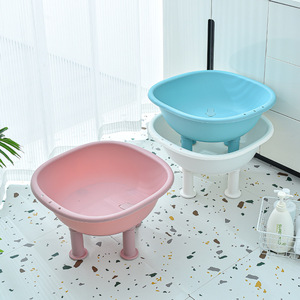 Bañera de pared para baño de asiento, de plástico, para cuidado posparto, para mujeres y hombres, alivio de hemorroides, color sólido YMY158 - Product Image 2