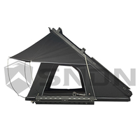 Vente à chaud de tente de toit de voiture en aluminium pour 2 personnes de haute qualité étanche Camping en plein air abri de toit tente de toit de voiture chaude