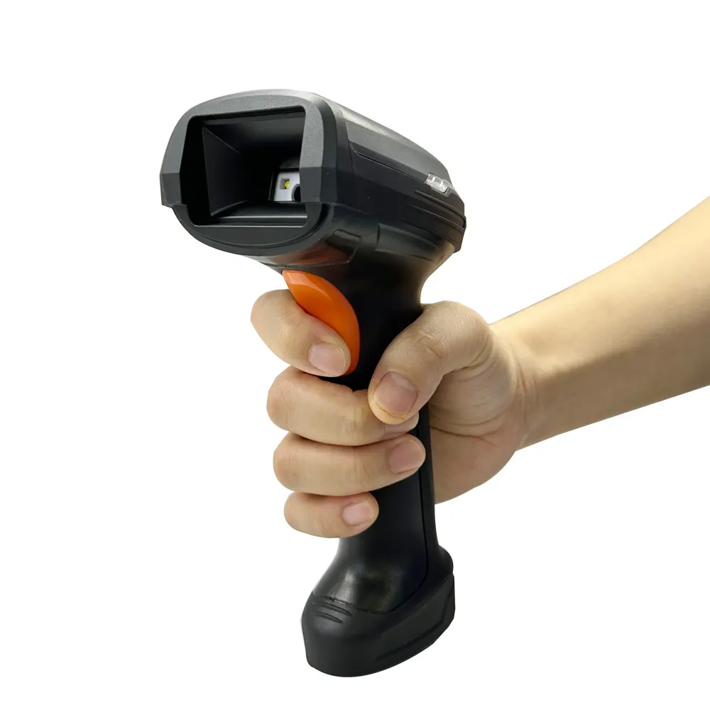 RAKINDA S2-2 industrieller DPM 2D-Barcode-Scanner Geschützt mit Edelstahl-Oberflächen scans Graviertes PDF417-Codes RS232-Kabel