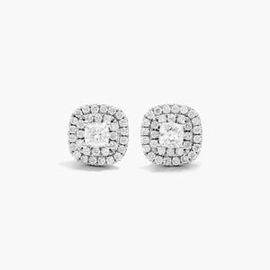 Luxury Exclusive 925 <b>Sterling</b> <b>Silver</b> Moissanite Diamond <b>Stud</b> Earrings Premium Fine Jewelry for Women Birthday Wedding Everyday - Product Image 3