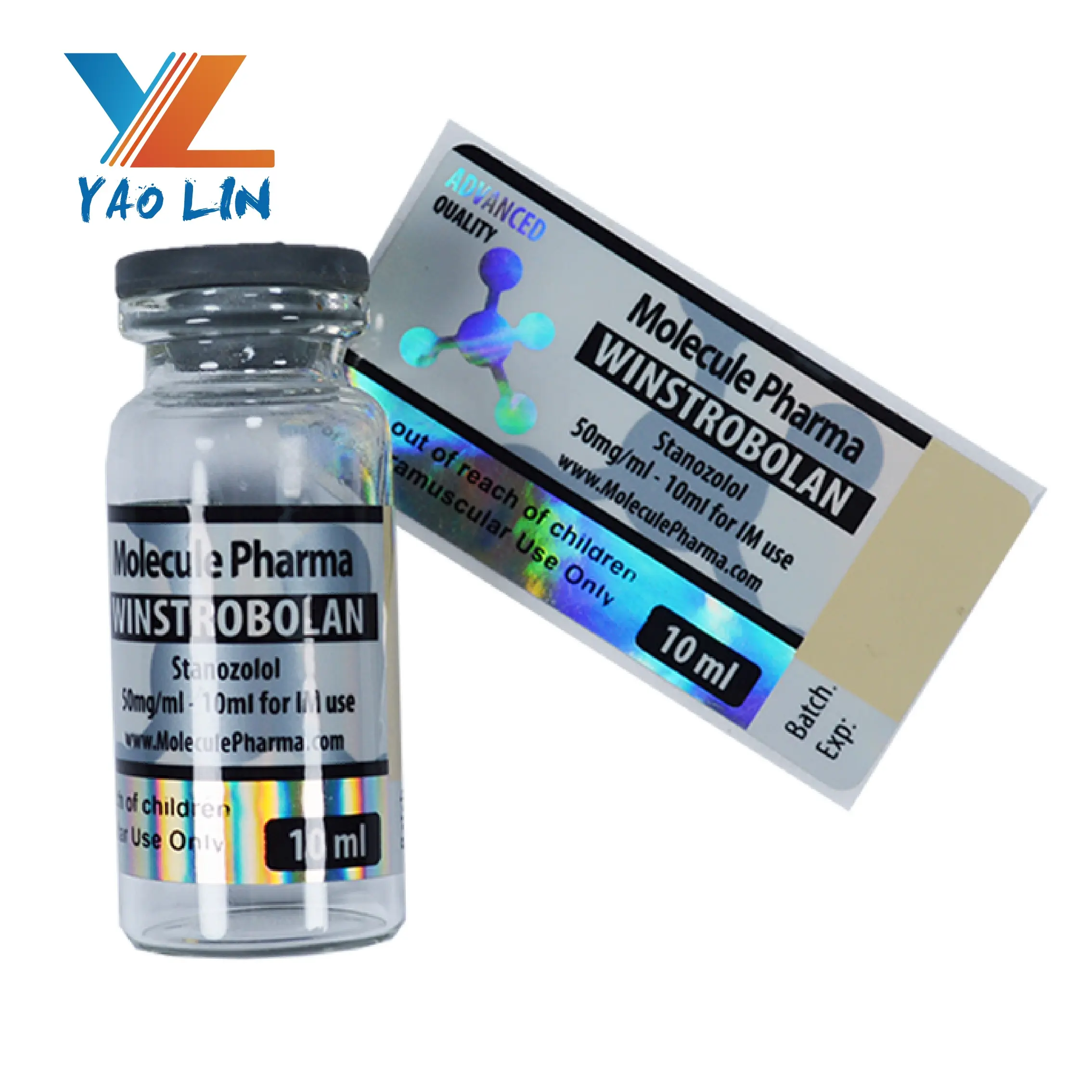 Printer Label Vial 10Ml Kustom Steroid