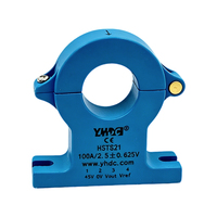 Sensor de Corriente de Efecto Hall de Núcleo Dividido YHDC HSTS21, Entrada 50A-600A, Salida Nominal 2.5V-0.625V, Fuente de Alimentación +5V, Precisión 1%, DC~25KHz