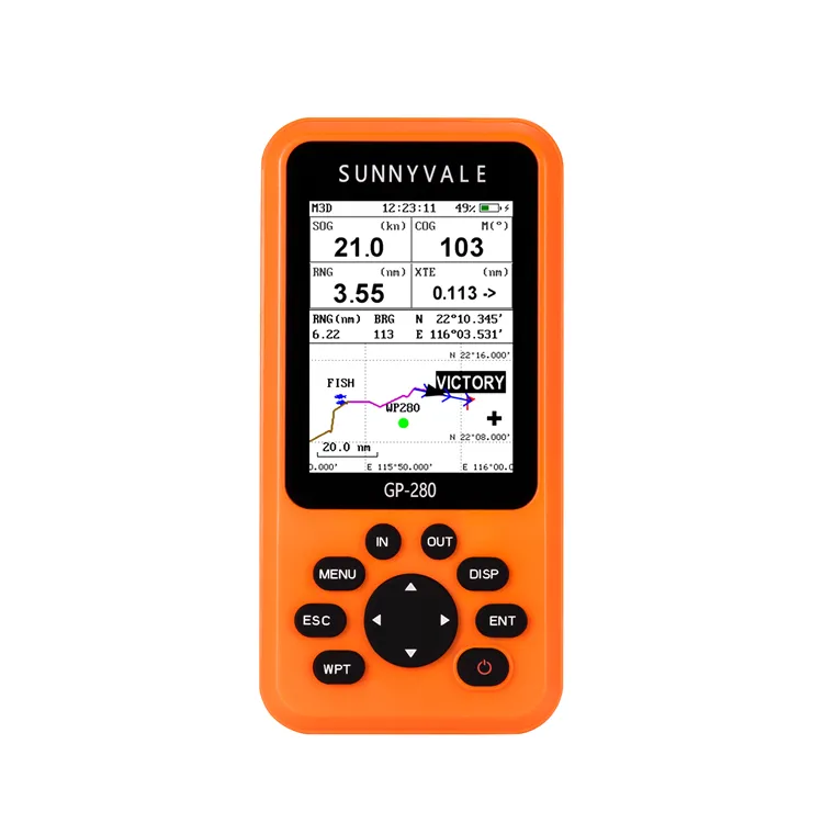 GP-280 SUNNYVALE Portable Navigateur GPS/Marine localisateur GPS